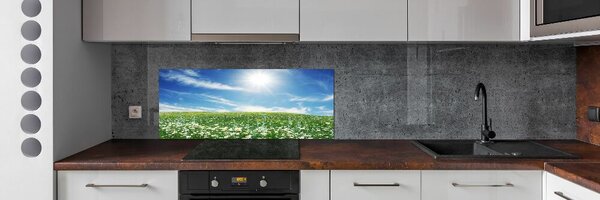 Skleněný panel do kuchyně Louka pksh-6089070