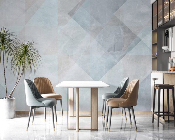 Fototapeta Bílé a šedé pozadí, Geometrické 3D fototapety, Populární fototapety, u97267 - Tapeko.co.cz
