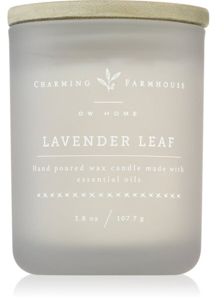 DW Home Charming Farmhouse Lavender Leaf vonná svíčka 107 g