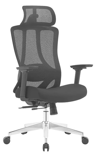 Kancelářská ergonomická židle Neoseat TIYA — černá, nosnost 150 kg