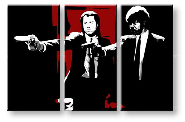 Tištěný obraz POP Art Pulp Fiction 3 díly pulp5 - 60x40 cm