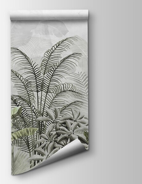 Fototapeta Tapeta s rostlinami, Fototapety s tropickým motivem, Populární fototapety, u71284v3 - Tapeko.co.cz