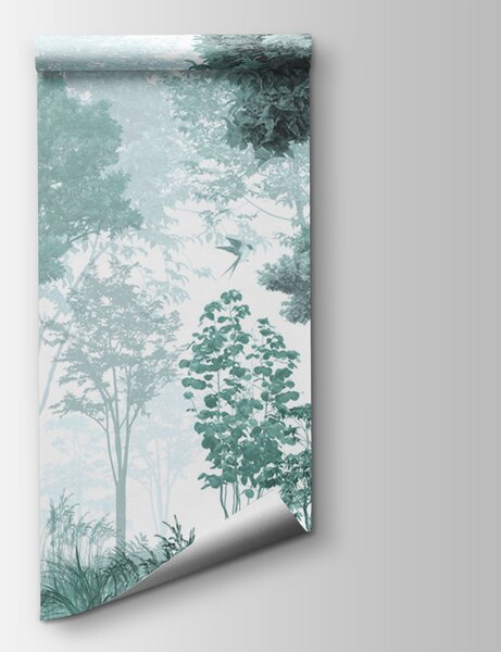 Fototapeta Les se stromy a rostlinami, Lesní fototapety, Populární fototapety, u72134v3 - Tapeko.co.cz