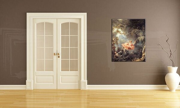 Obraz na plátně WALKER - Jean-Honoré Fragonard REP035 - 50x40 cm