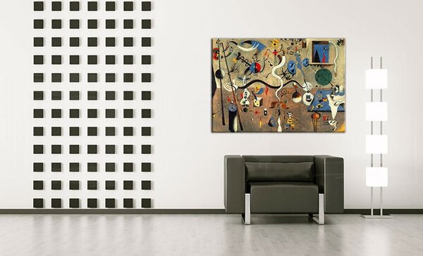 Obraz na plátně KARNEVAL HARLEY QUINN - Joan Miro REP071 - Joan Miro REP071 - 70x50 cm