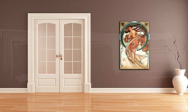 Obraz na plátně TANEC - Alfons Mucha REP090 - Alfons Mucha REP090 - 80x50 cm