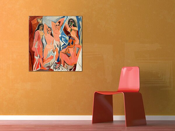 Obraz na plátně KALHOTY Z AVIGNONU - Pablo Picasso REP106 - Pablo Picasso REP106 - 50x50 cm