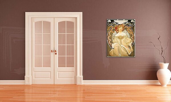 Obraz na plátně SNĚNÍ - Alfons Mucha REP085 - Alfons Mucha REP085 - 70x50 cm