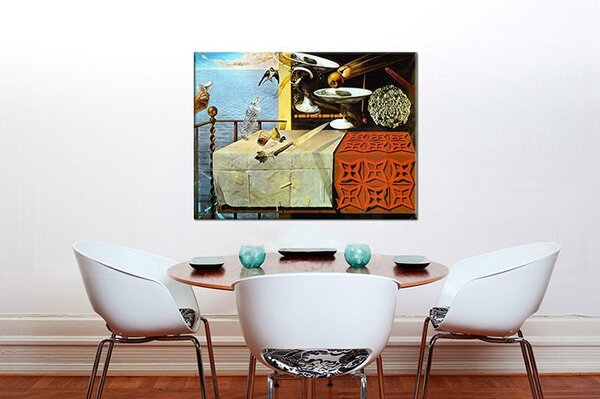 Obraz na plátně NATURA MORTE VIVENTE - Salvador Dalí REP121 - Salvador Dalí REP121 - 60x80 cm