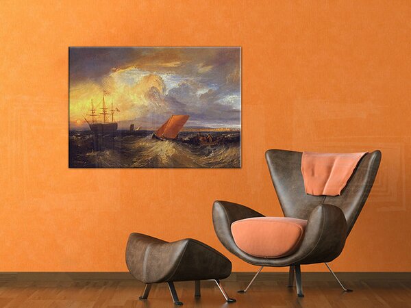 Obraz na plátně PRŮHLED Z NORE - William Turner REP124 - William Turner REP124 - 100x70 cm
