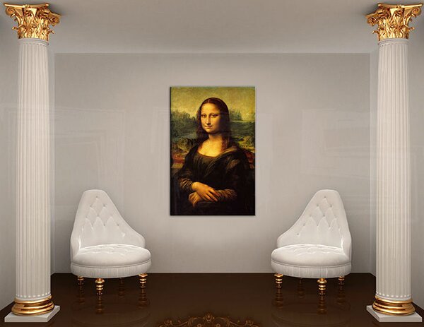 Obraz na plátně MONA LISA - Leonardo Da Vinci REP177 - Leonardo Da Vinci REP177 - 50x30 cm