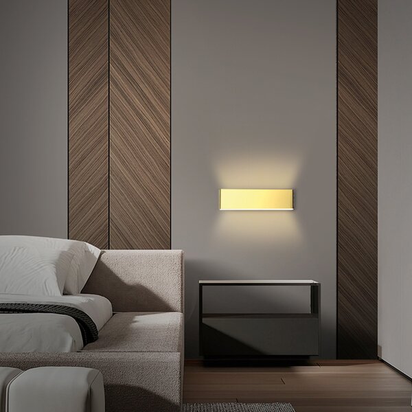 Immax NEO LISTON Smart nástěnné svítidlo 29cm 8W zlaté Zigbee 3.0