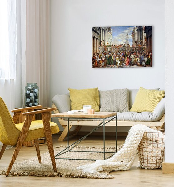 Obraz na plátně Paolo Veronese - Svatba v Káni Galilejské - Svatba v Káně Galilejské - 40x60 cm