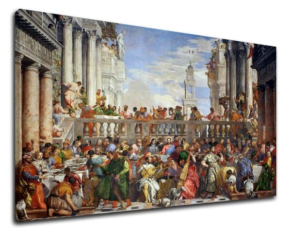 Obraz na plátně Paolo Veronese - Svatba v Káni Galilejské - Svatba v Káně Galilejské - 40x60 cm