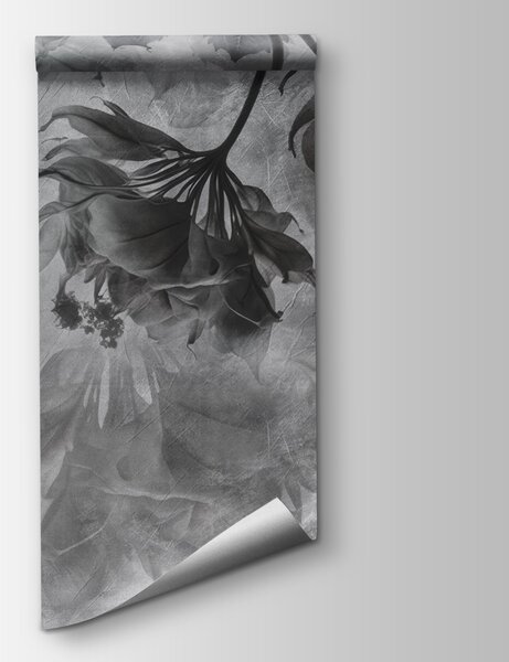 Fototapeta Elegantní listy v jemných jednobarevných odstínech, 3D květinové fototapety, Populární fototapety, u93927v2 - Tapeko.co.cz