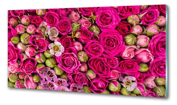 Skleněný panel do kuchyně Růže pksh-61659939