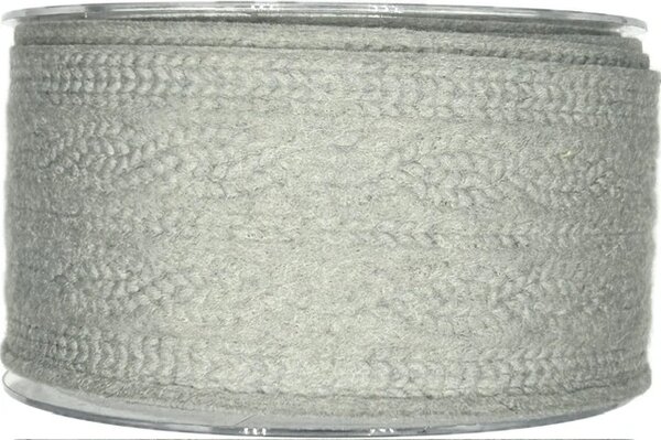 Stuha filcová s ražbou GREY 60mm x 5m (10,-Kč/m)