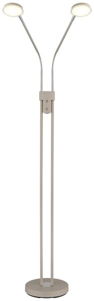 Globo 58504-2SSA-LED Stm Stojací lampa SILVIO 2x6,5W/230V 2700/3350/4000K béžová