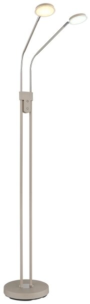 Globo 58504-2SSA-LED Stm Stojací lampa SILVIO 2x6,5W/230V 2700/3350/4000K béžová