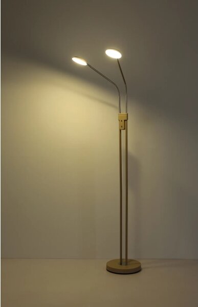 Globo 58504-2SSA-LED Stm Stojací lampa SILVIO 2x6,5W/230V 2700/3350/4000K béžová