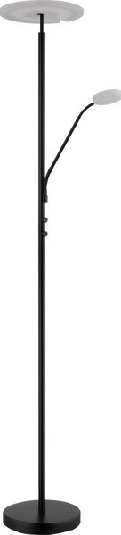 Globo 59093S - LED Stmívatelná Stojací lampa STANFORD 28W/230V + 5W 3000K černá