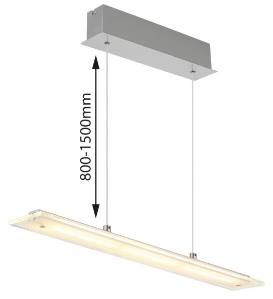 Globo 17019 - LED Dotykový stmívatelný lustr na lanku NOVAK 12W/230V