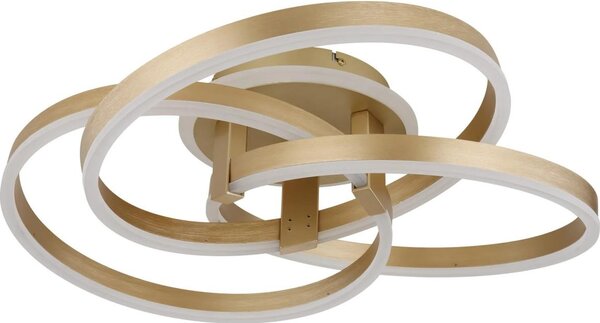 Globo 67163-56G - LED Stm stropní svítidlo HERWIG 56W/230V 57,5x60 cm zlatá+DO