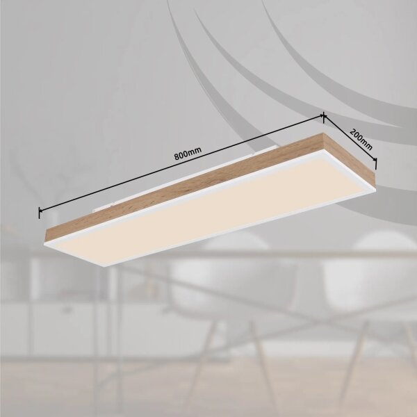 Globo 416080WWD4-CCT - LED Stm stropní svítidlo DORO 24W/230V 20x80 cm+DO