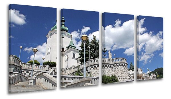 Obraz na stěnu 4 díly SLOVENSKO - 80x40 cm