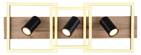 Globo 67305D2 - LED Stro svítidlo KASSU LED/48W/230V + 3xGU10/5W 3000K 27x72 cm