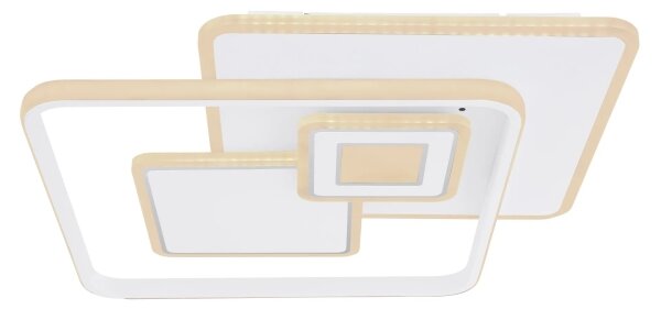 Globo 48441-50SH - LED Stm stropní svítidlo RODERICK 50W/230V 50,3x50,3 cm+DO