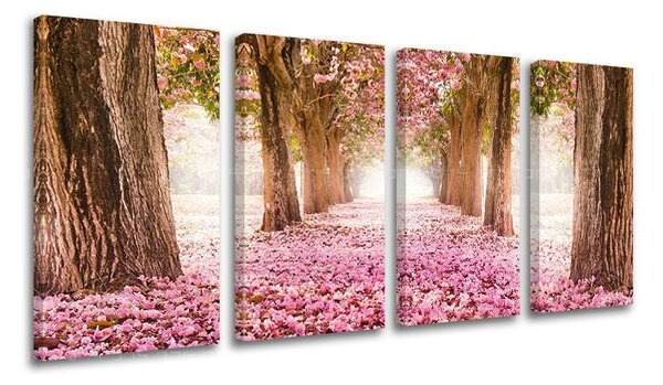4dílný obraz na stěnu STROMY - 80x40 cm