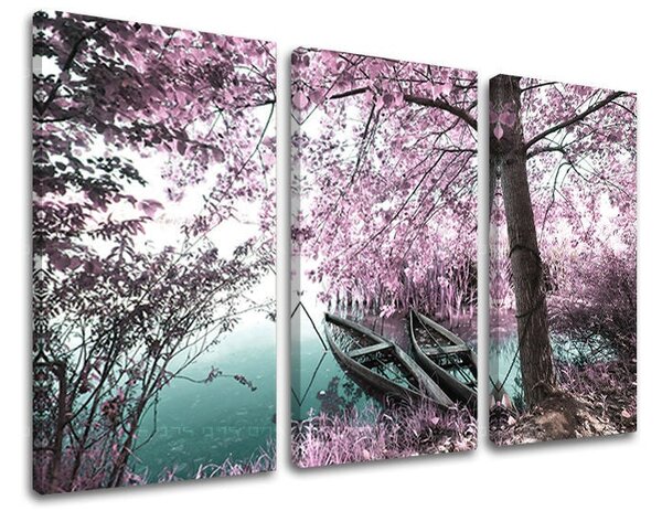3dílný obraz na stěnu STROMY - 60x40 cm