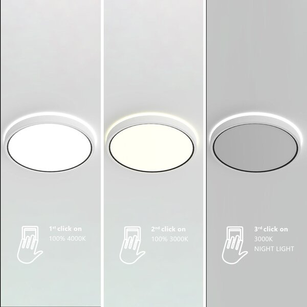 Nordlux Stropní LED svítidlo Noxy, IP44 Barva: Bílá