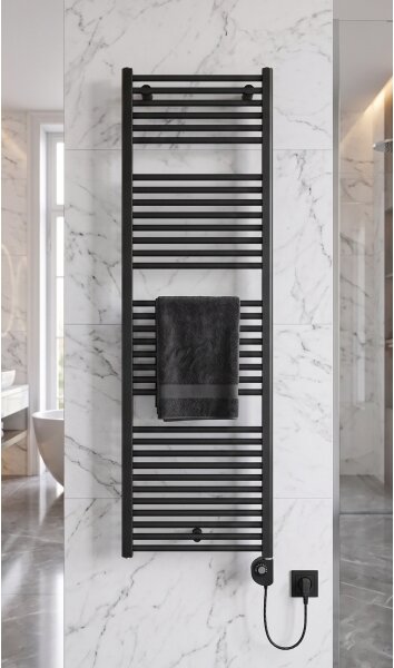 Vertaduro - Koupelnový radiátor s termostatem DENISE 600W 154x50 cm antracit