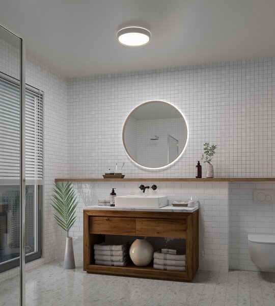 Nordlux Stropní LED svítidlo Noxy, IP44 Barva: Bílá