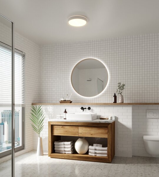 Nordlux Stropní LED svítidlo Noxy, IP44 Barva: Bílá