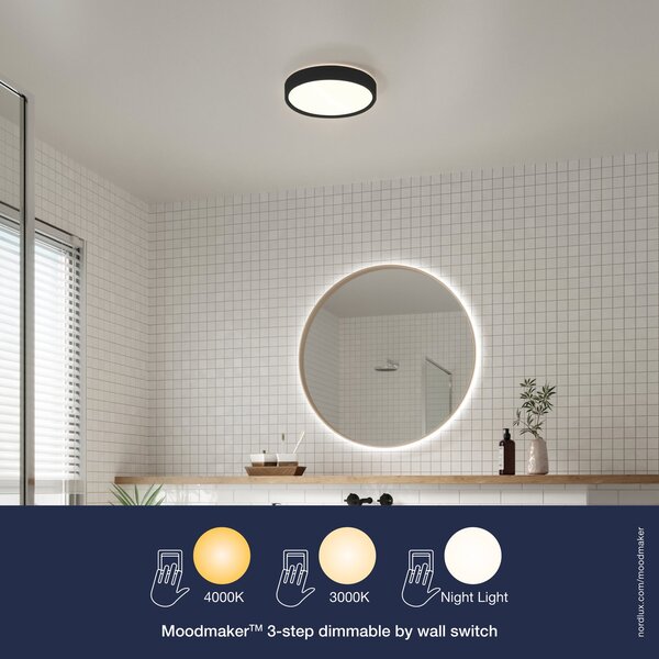 Nordlux Stropní LED svítidlo Noxy, IP44 Barva: Bílá