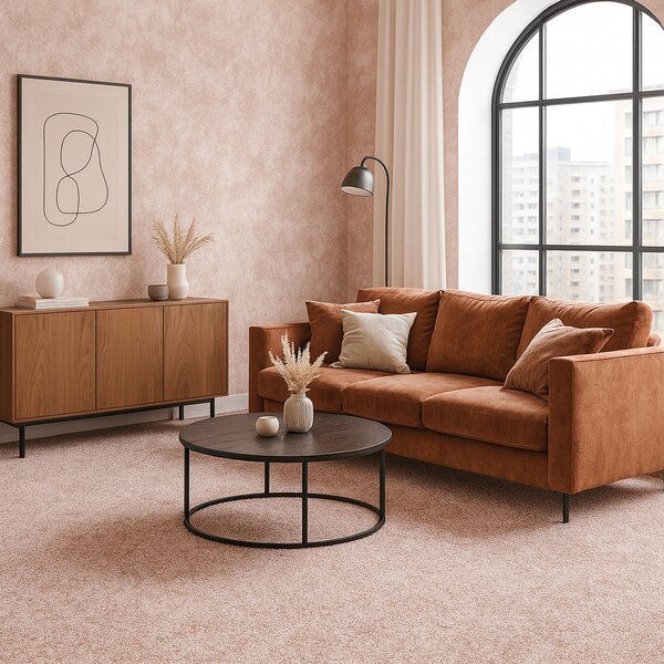Condor Carpets, Metrážový koberec Serena 6682, na míru, šíře 4m,5m, růžová, filc, ložnice