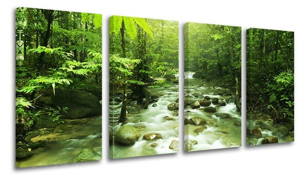 4dílný obraz na stěnu STROMY - 80x40 cm