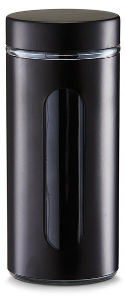 Dóza na potraviny, černá barva, 1,2l, ZELLER