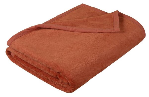 BELLATEX Přikrývka Korall micro Terrakota 100x150 cm