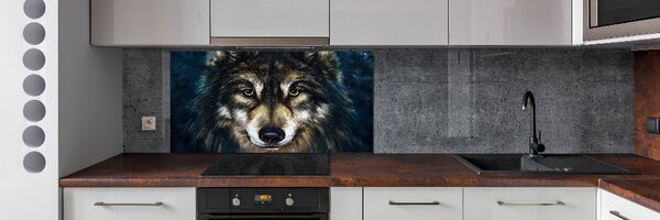 Skleněný panel do kuchyně Vlci pksh-62237504