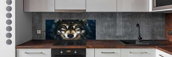 Skleněný panel do kuchyně Vlci pksh-62237504
