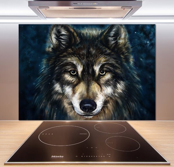 Skleněný panel do kuchyně Vlci pksh-62237504