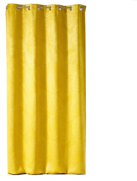 Zatemňovací opona Tropical, 140 x 240 cm, žlutá