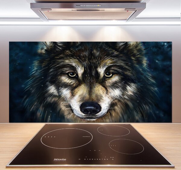 Skleněný panel do kuchyně Vlci pksh-62237504