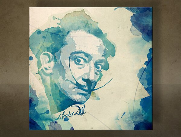 Obraz na stěnu Salvador Dalí - AQUArt / Tom Loris 004AA1 - AQUArt / Tom Loris 004AA1 - 40x40 cm