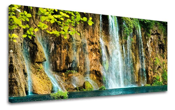 Obraz na stěnu PANORAMA VODOPÁDY - 30x60 cm