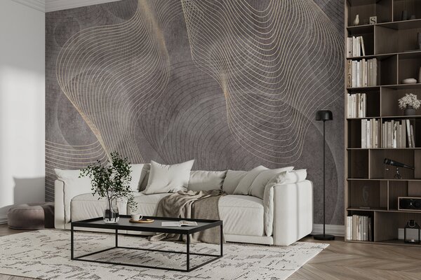 Fototapeta Elegantní linie na texturovaném pozadí, Designové fototapety na zeď, Populární fototapety, u97469 - Tapeko.co.cz